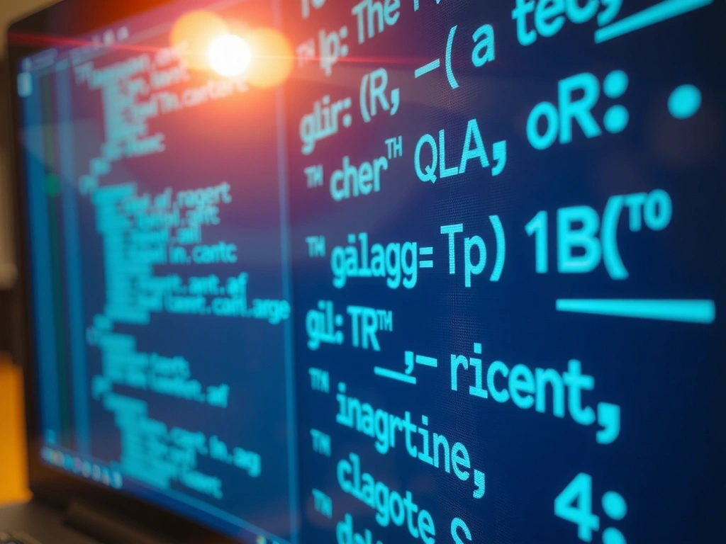 Code screen abstract